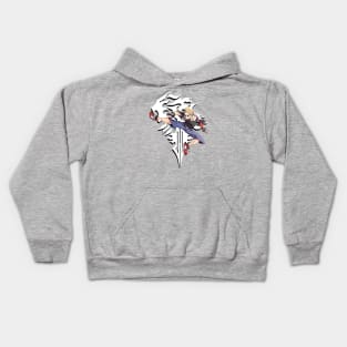 FF8 Zell Logo Blanco Kids Hoodie